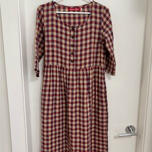 Pink & Smith no 12 Tilling Check Linen